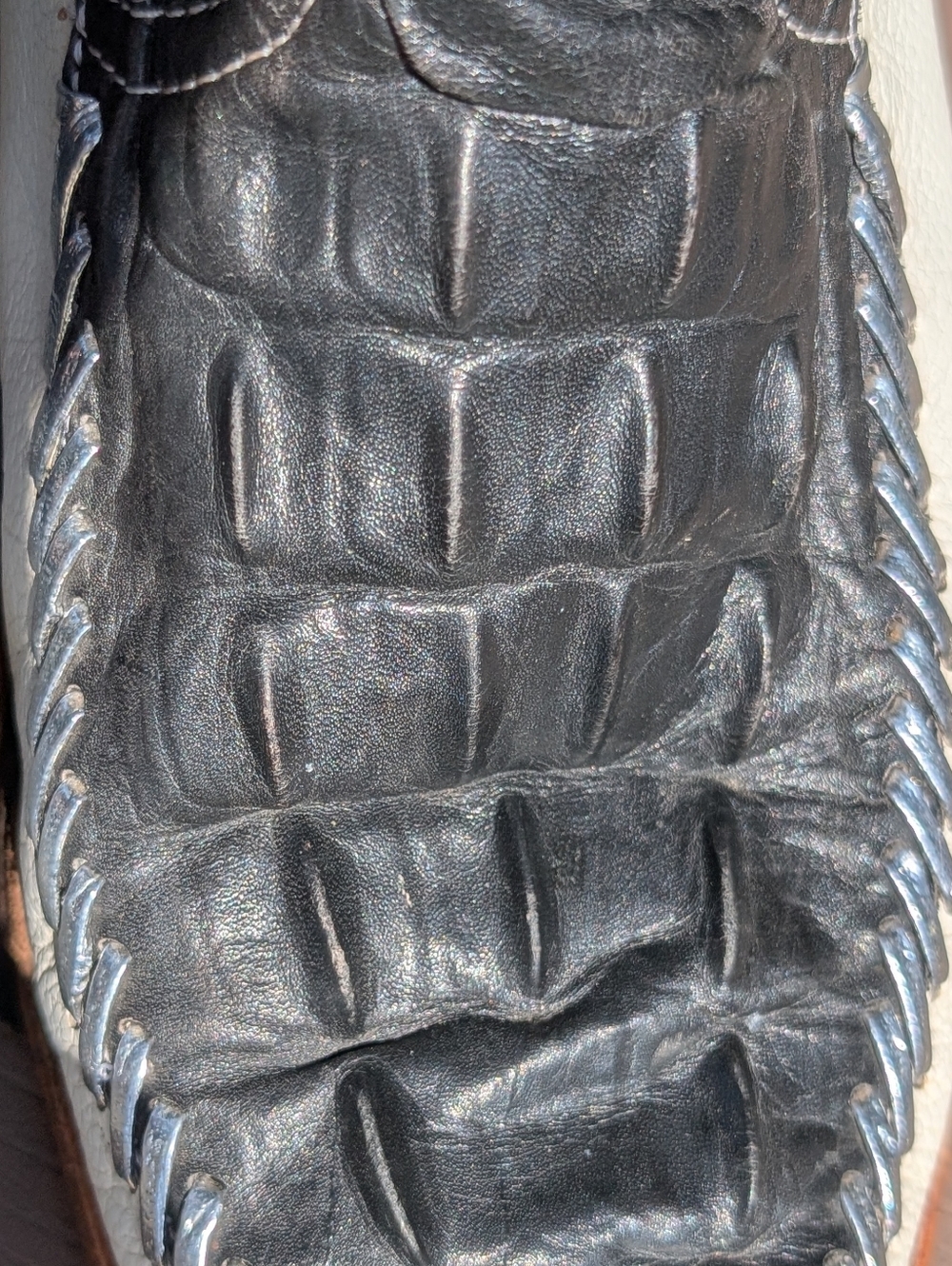Botas Del Primo Rare Men's Leather Caiman Cowboy Boots Mexico 29 US 11/11.5 - Picture 12 of 16